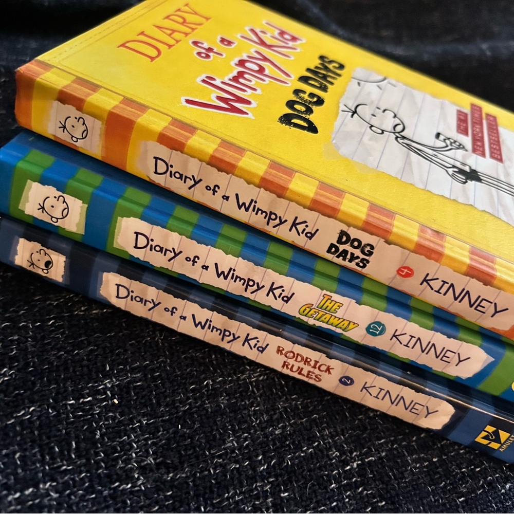 Lot of 3 Diary of a Wimpy Kid #2 4 12 HC Books Jeff Kinney - Picture 8 of 8